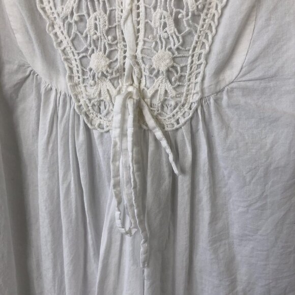 Tasha Polizzi Tunic Top Womens XL Boho Crochet Embroidered Pullover Blouse - Picture 16 of 16